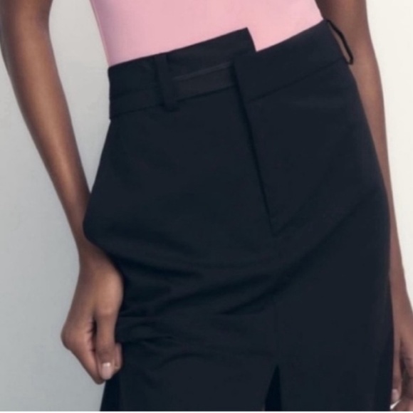 ZARA ASYMMETRICAL SKIRT - S2422 - Picture 5 of 9
